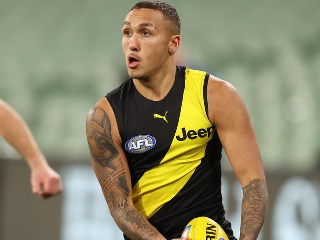 AFL Round 3. Richmond v Hawthorn at the MCG. 18/06/2020.  Shai Bolton of the Tigers    . Pic: Michael Klein