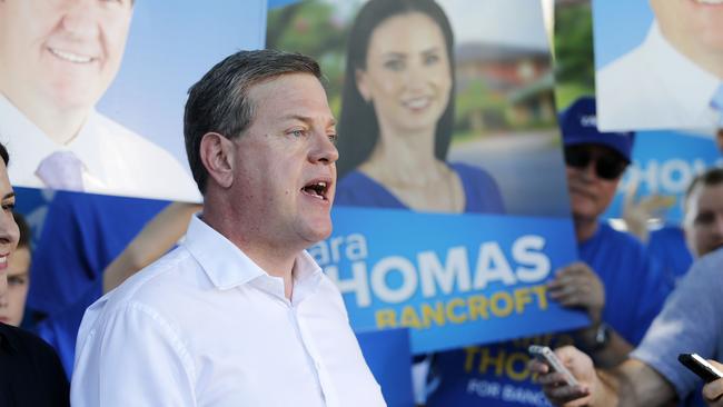 LNP leader Tim Nicholls has admitted to mistakes made when the LNP was last in power in Queensland. Picture: AAP Image/Josh Woning