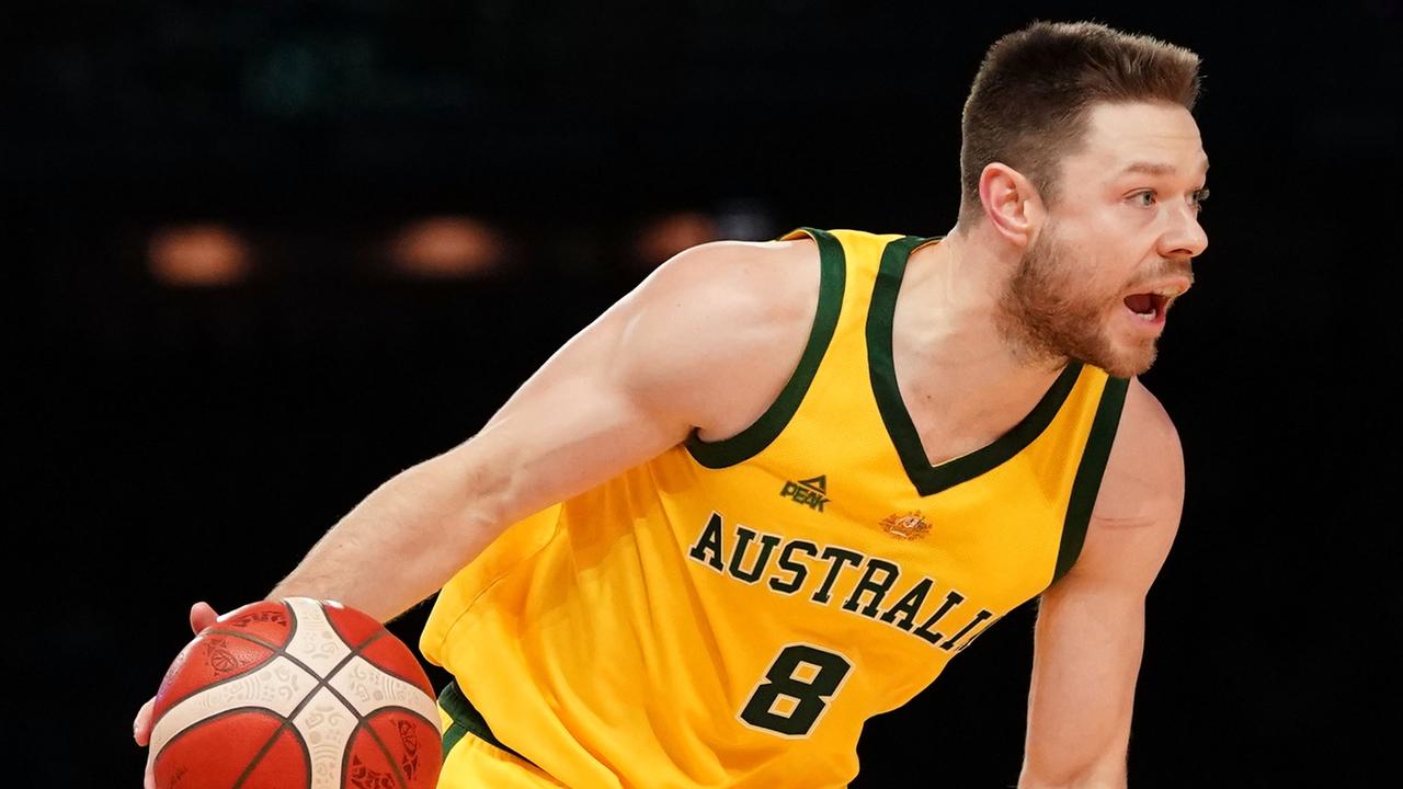 Matthew Dellavedova has given Boomers officials his assurances that he will be ready for the Tokyo Olympics despite suffering a neck injury. Picture: AAP Image/Scott Barbour.