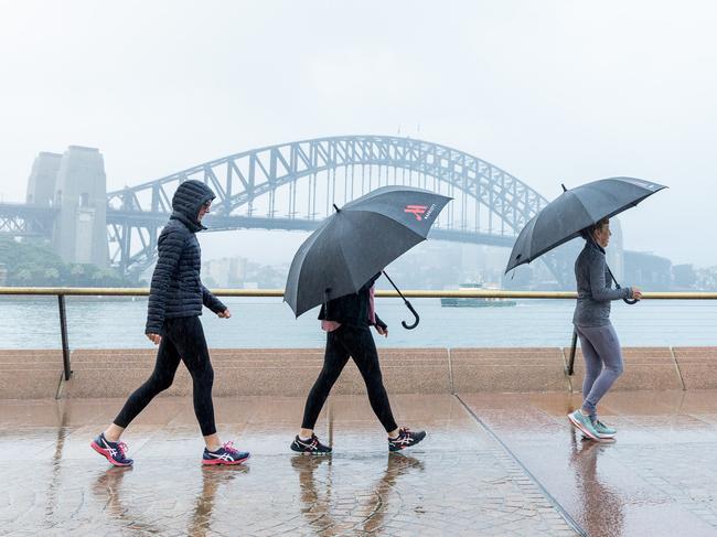 Sydney is set for another wet week. Picture: Thomas Lisson