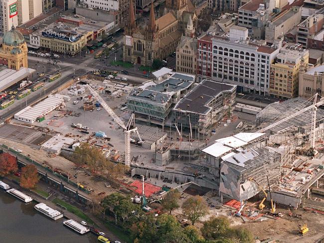 Peter Seamer says Fed Square was ‘difficult to build and no one had a clue what it was going to cost’.