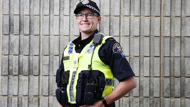 Acting Sergeant David Shead from the road and public order services. Picture: Zak Simmonds