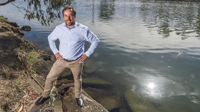 Lawyer Bruce Lindsay says the biggest threat to the Maribyrnong is development and land use. Picture: Rob Leeson