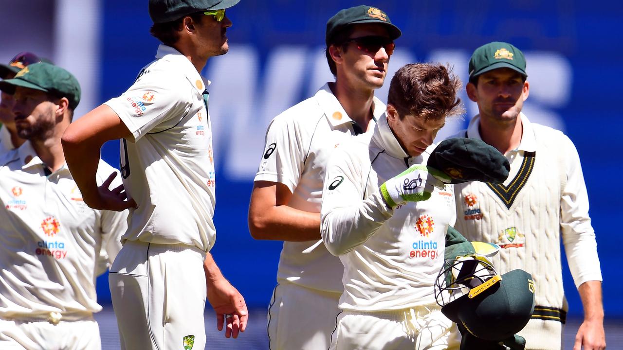 Tim Paine and the Aussies bowled too slow last Boxing Day (Photo by WILLIAM WEST / AFP) /