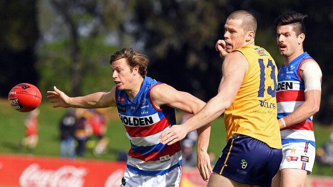 Sam Hanna during his time at Central District. He was a standout for Gumeracha in season 2022. Picture: Tom Huntley