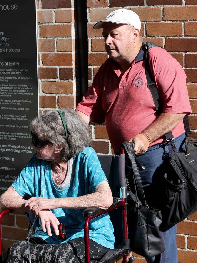 Mr Hanslow and his wife appeared in court on Thursday. Picture: NCA NewsWire / Damian Shaw