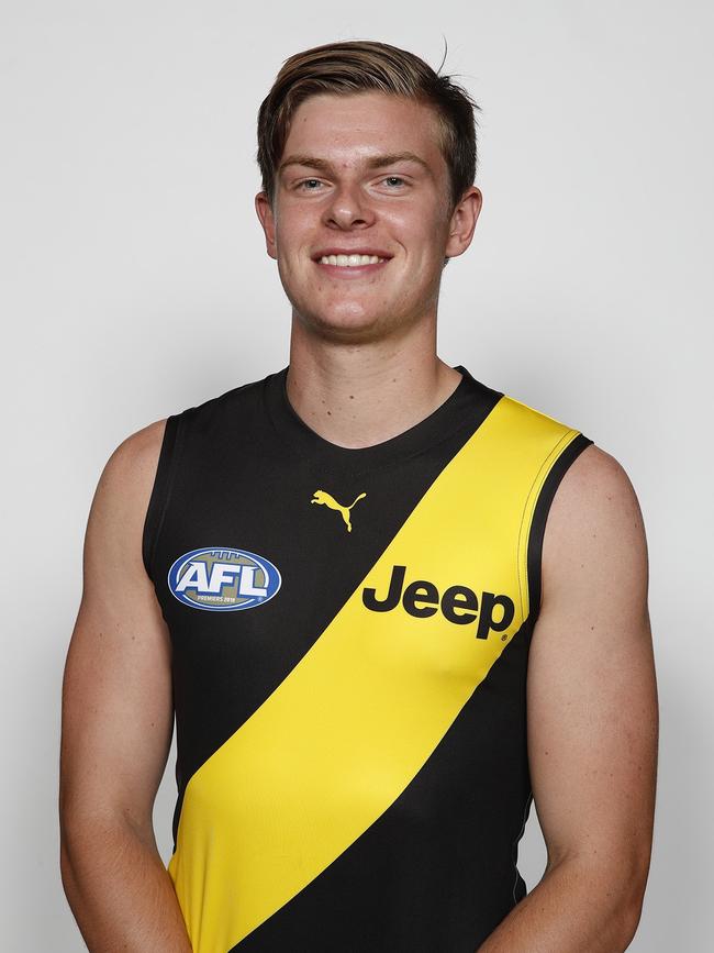 Fraser Turner during the Richmond 2020 Official Team Photo Day. (Photo by Dylan Burns/AFL Photos)