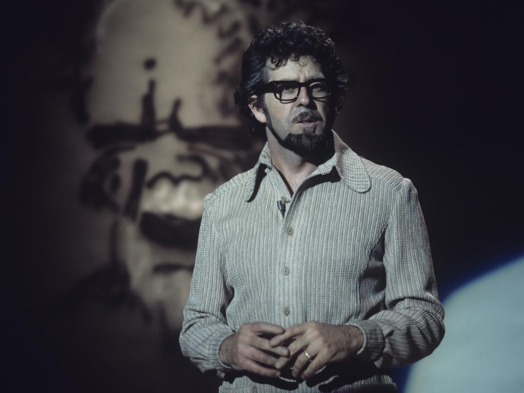 Rolf Harris on a TV show circa 1970. Picture: David Redfern/Redferns