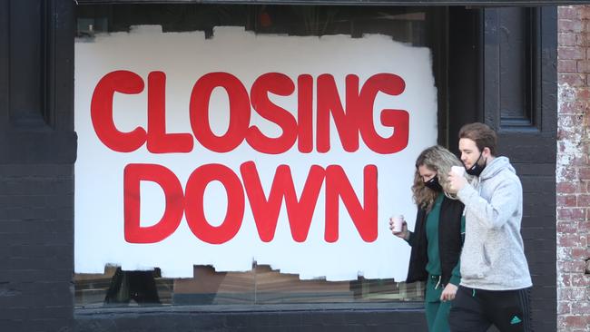 Hundreds of businesses will suffer with further lockdowns. Picture: NCA NewsWire / David Crosling