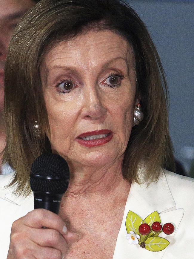 House Speaker Nancy Pelosi. Picture: AP