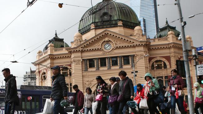 An alleged terror plot had targeted Melbourne’s Flinders Street Station, a court has been told. Picture: AAP