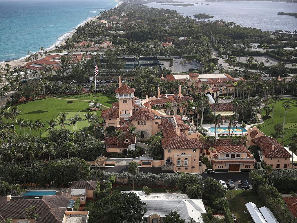 FBI raided Mar-a-Lago in 2022 amid a classified documents probe. Picture: Joe Raedle/Getty/AFP