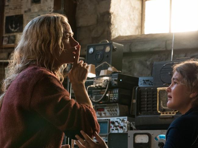 Silence plays a ket role in The Quiet Place, as does the amazing Emily Blunt. Picture: Paramount+