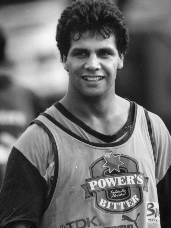 Steve Renouf soon after joining the Broncos from Murgon in 1988.