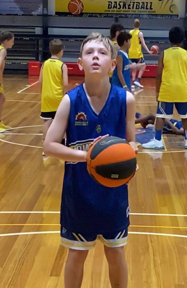 Townsville Heat player Kaden Robertson.