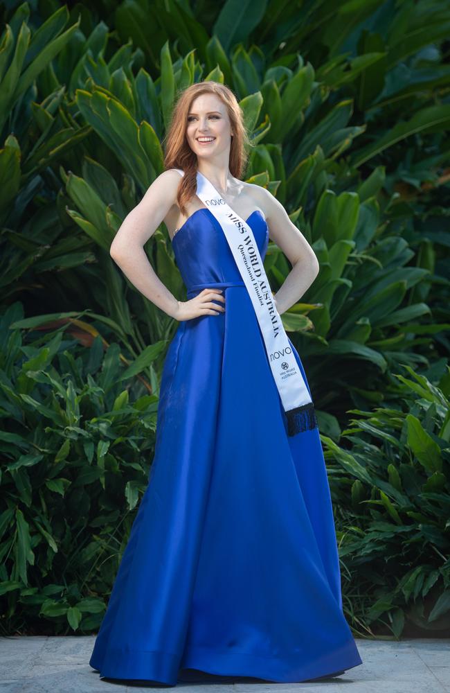 Miss World Australia finalist Emma Healy. Picture: Brad Fleet