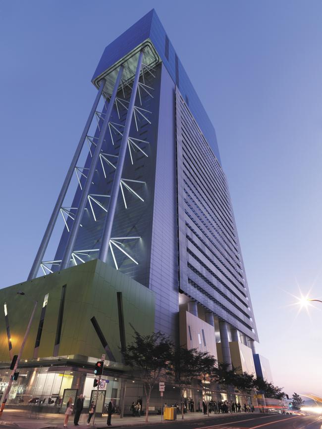 The 40-storey Brisbane Square tower in the city’s CBD.