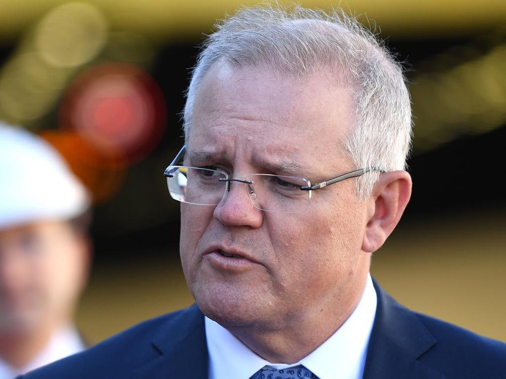 Prime Minister Scott Morrison is considering slashing JobSeeker by half to pre-coronavirus levels despite rising unemployment. Picture: Joel Carrett/AAP