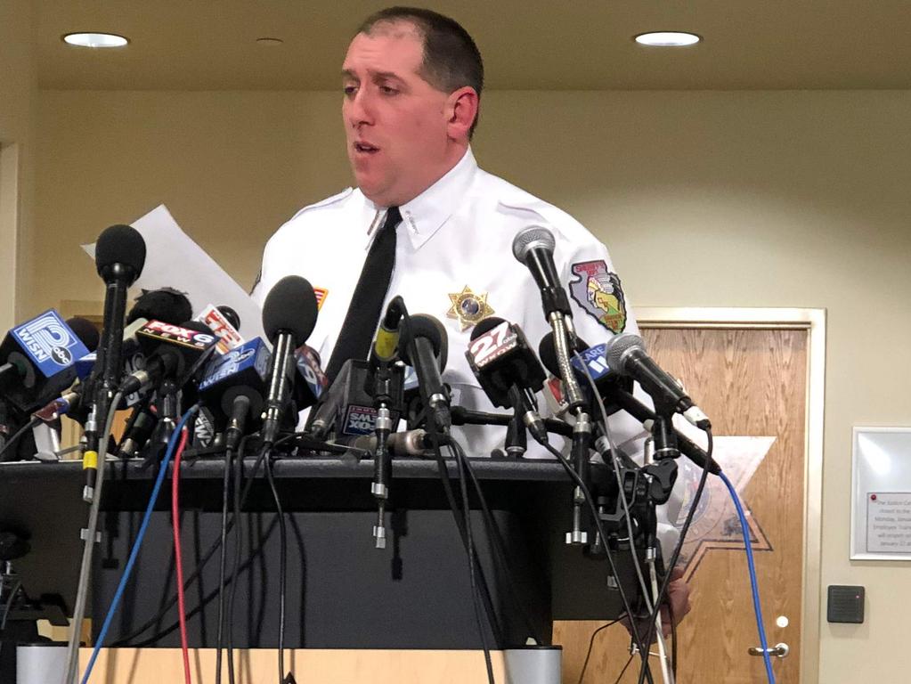 Barron County Sheriff Chris Fitzgerald, who says he is still searching for the ‘why’ in the case of the abduction of Jayme Closs and the murder of her parents. Picture: Kerem Yucel