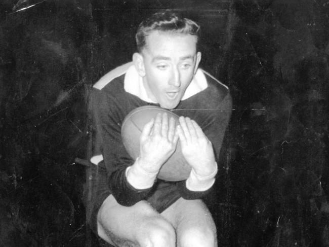 Port Adelaide footballer Neville Hayes.