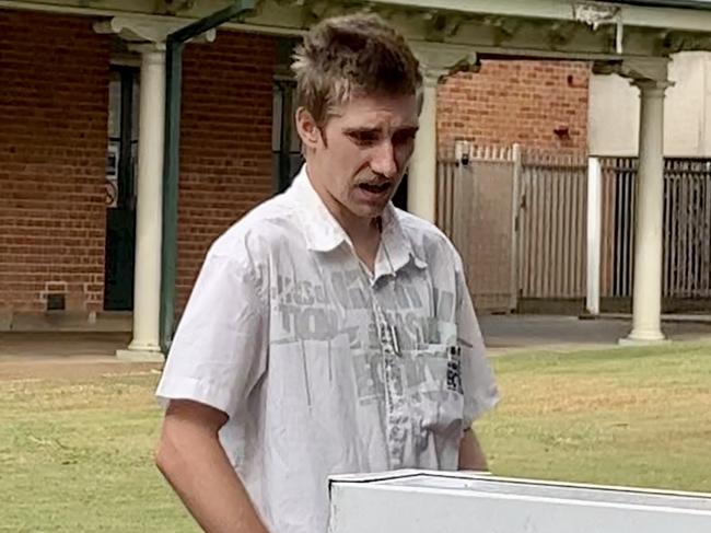 Geoffrey Budden outside Grafton Local Court.