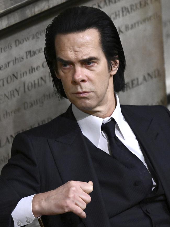 Nick Cave attends the Coronation of King Charles III on May 6, 2023. Picture: Getty Images