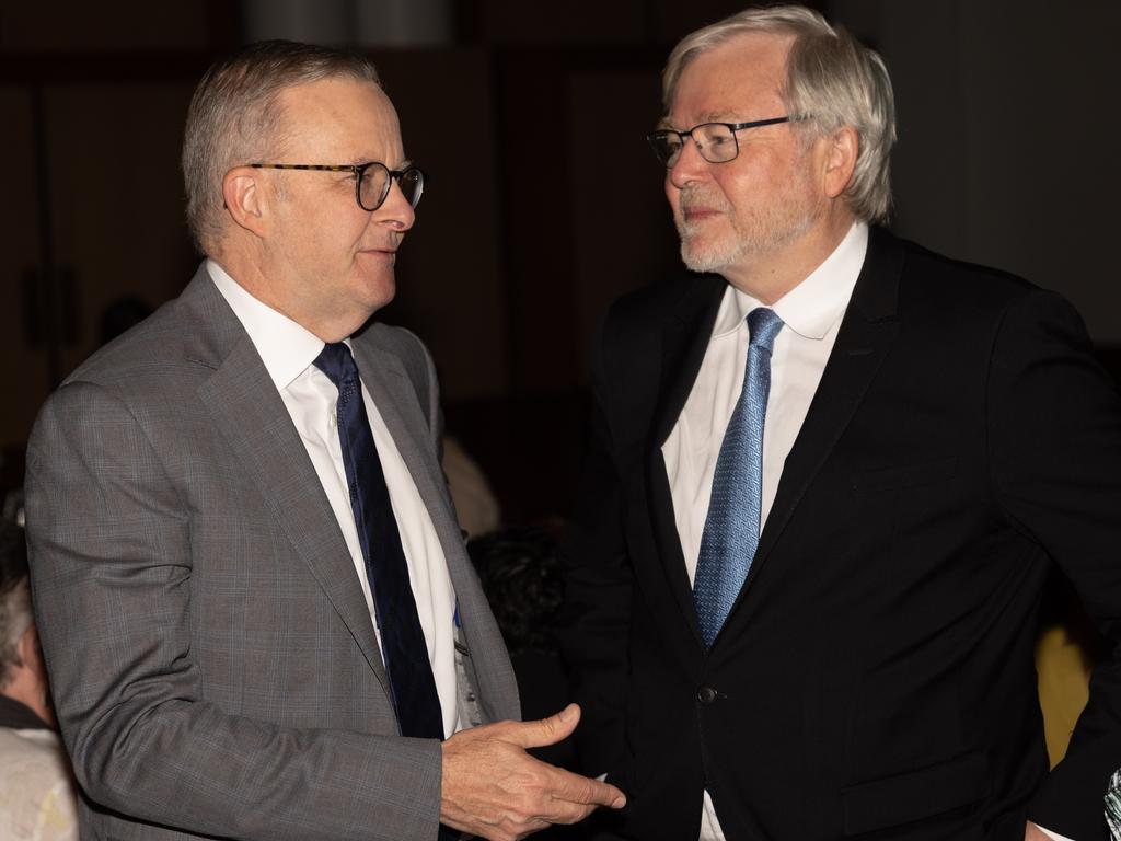 Anthony Albanese decided in December to send Kevin Rudd to represent Australia in Washington. Picture: Gary Ramage (NCA NewsWire)