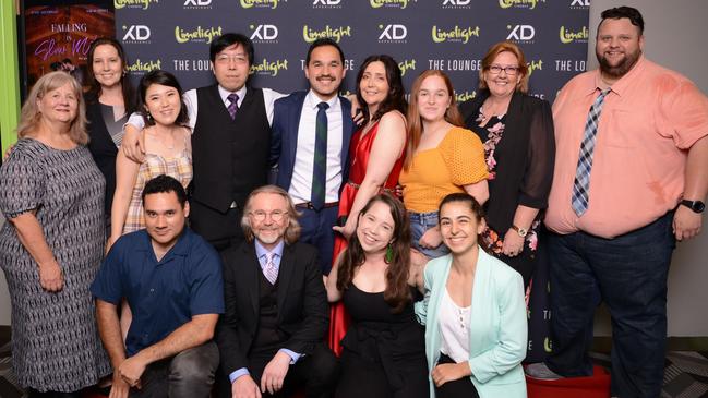 The cast and crew of Falling in Slow Motion. Picture: Supplied