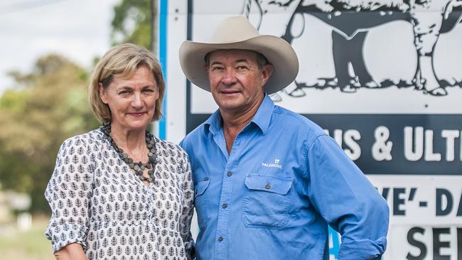 Winners: Prue and David Bondfield are the winners of The Weekly Times Coles 2016 Farmer of the Year. Picture: David Martinelli