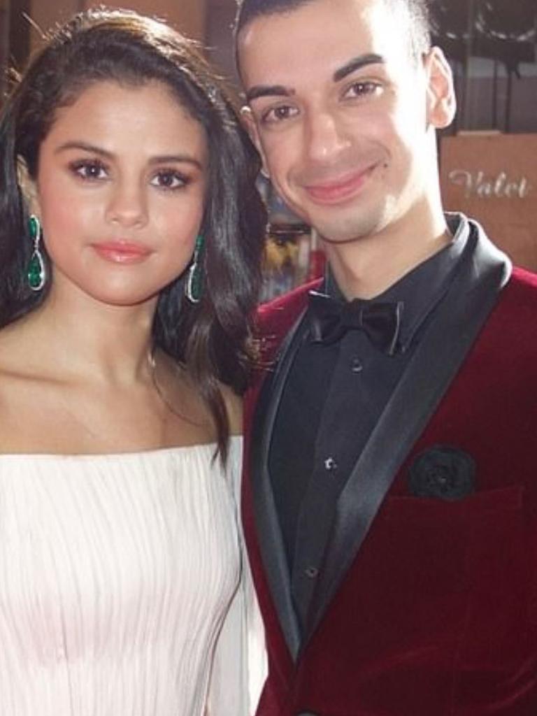 Selena Gomez and Beau Lamarre-Condon.