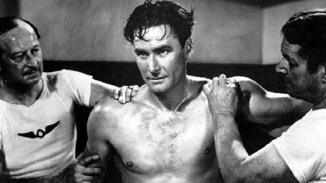 Actor Errol Flynn in Gentleman Jim (1942).