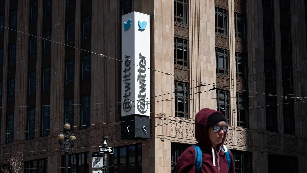 Twitter headquarters in downtown San Francisco, California. Picture: Amy Osborne/AFP