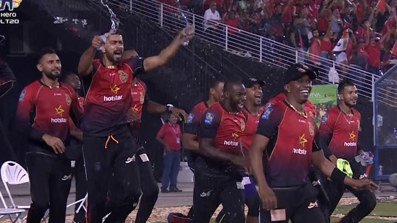 Trinbago celebrated their victory just a little bit too quickly.