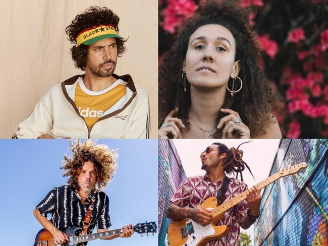 Some of the artists performing at Byron Music Festival in June, 2021.