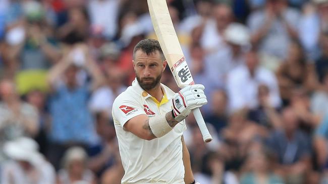 Matthew Wade found touch in Australia’s second innings.