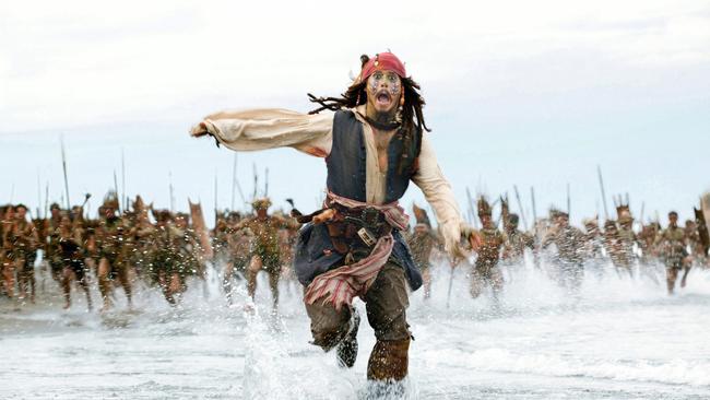 Depp received about $418 million for his performances as Jack Sparrow. Picture: Supplied