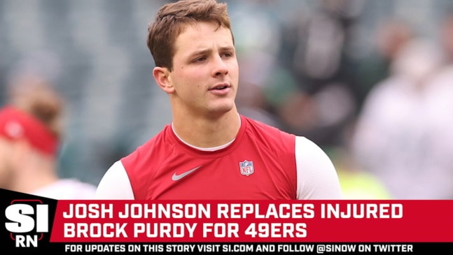 Josh Johnson gets injured in the NFC Championship game #49ers #nfl 