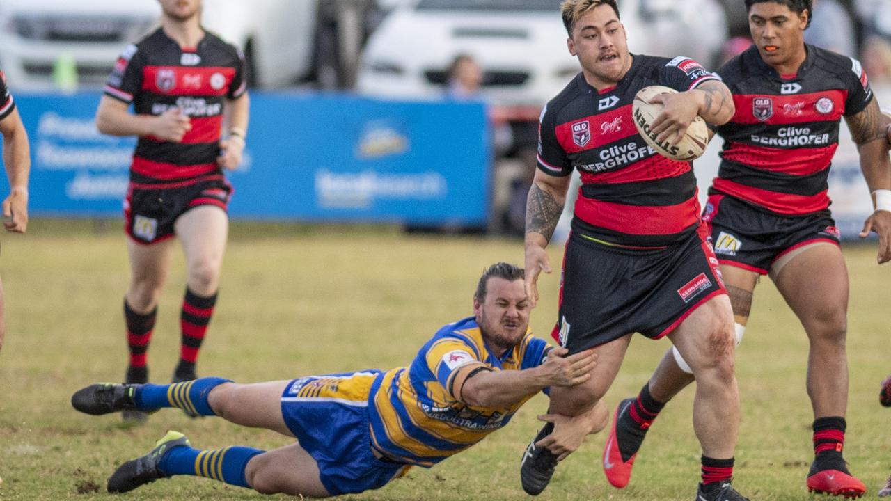 Norths Tigers are preparing for another battle with Valleys in Saturday’s Volunteers Cup semi-final at the North Ipswich Reserve. Picture: Nev Madsen