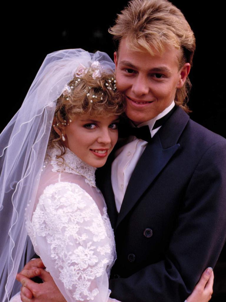 Kylie Minogue and Jason Donovan in Neighbours. Picture: Supplied