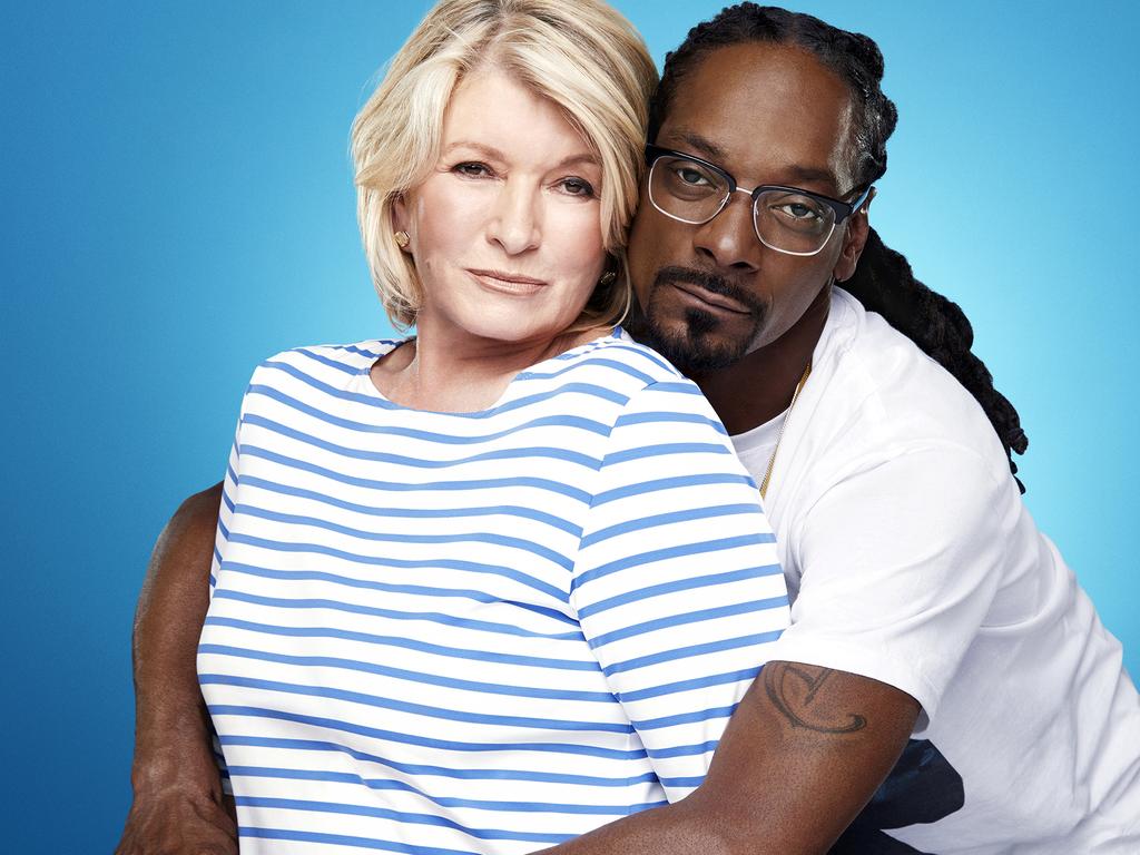 Martha Stewart and Snoop Dog. Picture: SBS Viceland