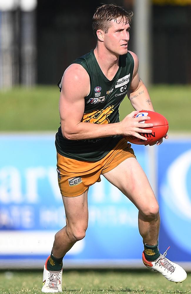 Jack Kluske playing for St Mary’s in the NTFL. Picture: Felicity Elliott/AFLNT Media