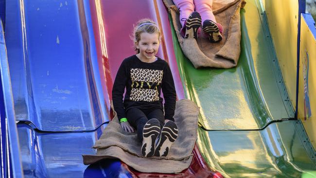 Flossy Lindeblad at Sadie's Day Out, a special community event to celebrate the life of five-year-old crash victim Sadie, held at Cambooya State School, Saturday, June 7, 2025. Picture: Kevin Farmer