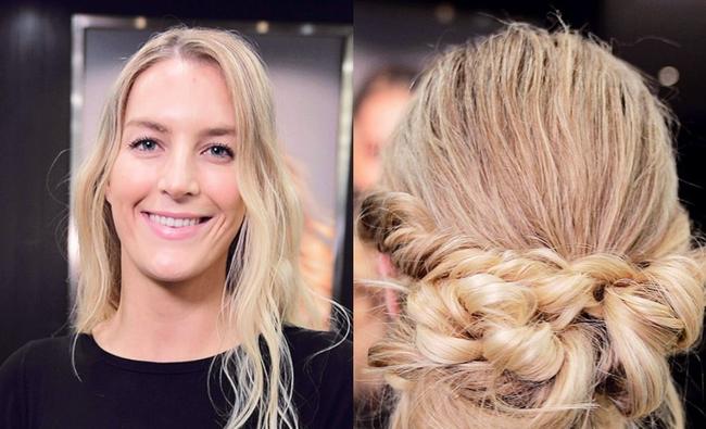 Kisyne Chicksen gets her hair styled at Oscar Oscar in Grand Central.