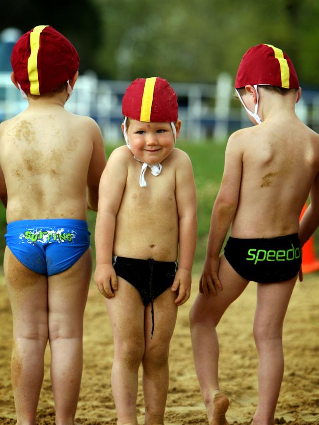 John Keegan in nippers at three years old.