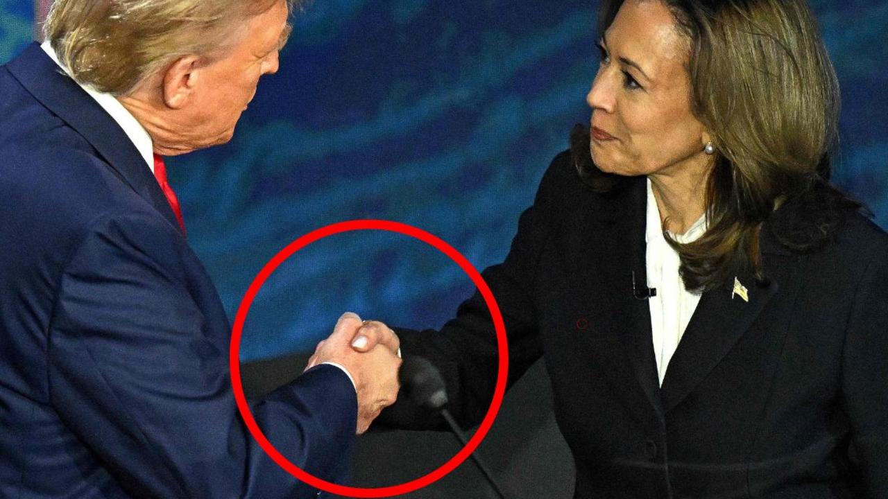 ‘Power move’: Kamala’s handshake with Trump goes viral