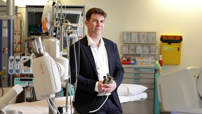 BiVACOR titanium heart inventor Dr Daniel Timms. Picture: Jane Dempster