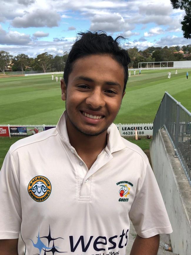 17-year-old spinner Tanveer Sangha is making a big impression..