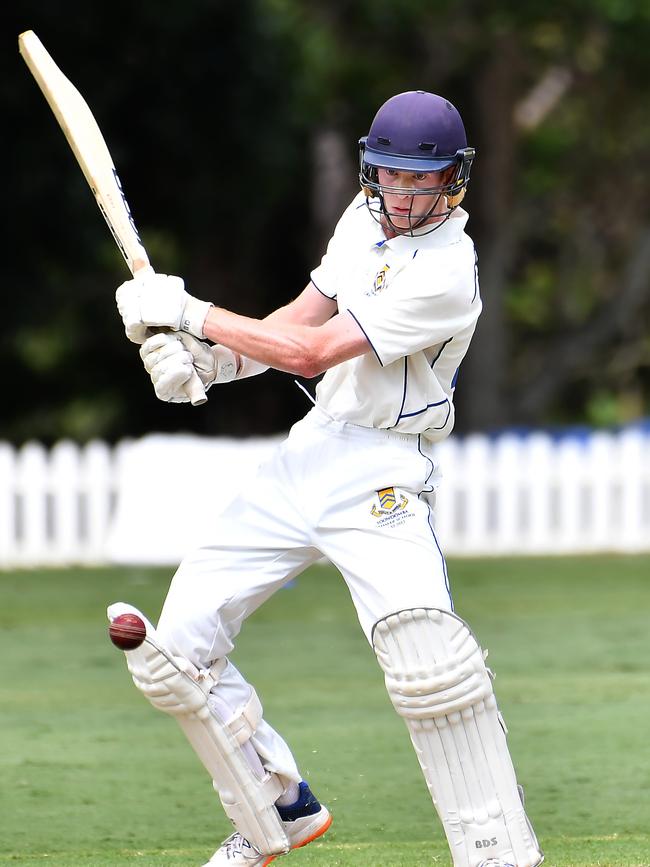 Toowoomba Grammar School batsman Callum Galvin. Picture, John Gass.