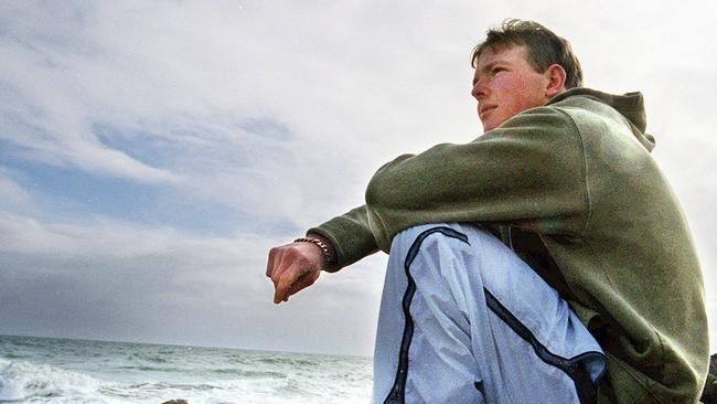 Matthew Pearce in 2002 — 11 years after his mother and three siblings were murdered and his father vanished.