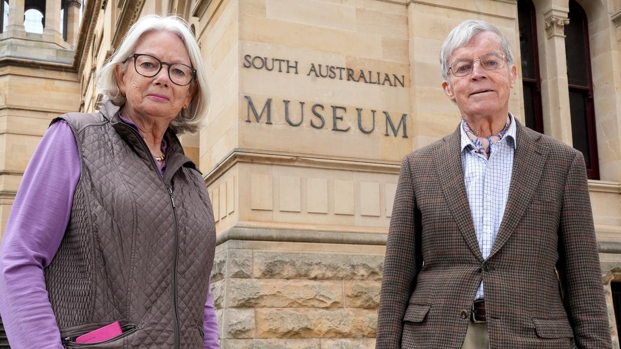 Antony and Mary Lou Simpson. are threatening to withdraw a $1m donation to the museum which they say has been mishandled. Picture: Dean Martin